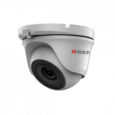 Уличная купольная 4 в 1 (AHD/CVI/TVI/Аналог) камера HiWatch DS-T203(B) (2.8 mm)